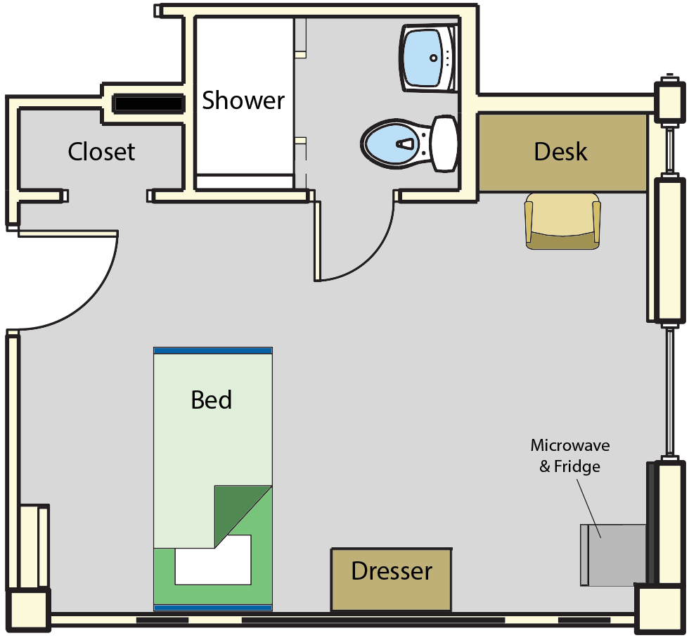 private floor plan